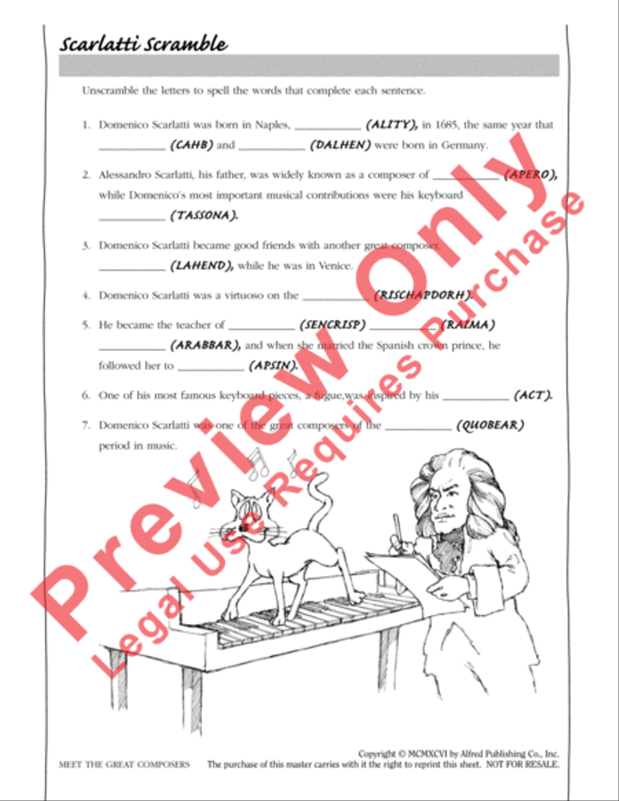 Meet the Great Composers, Book 1 Piano Solo scores gallery preview page 3