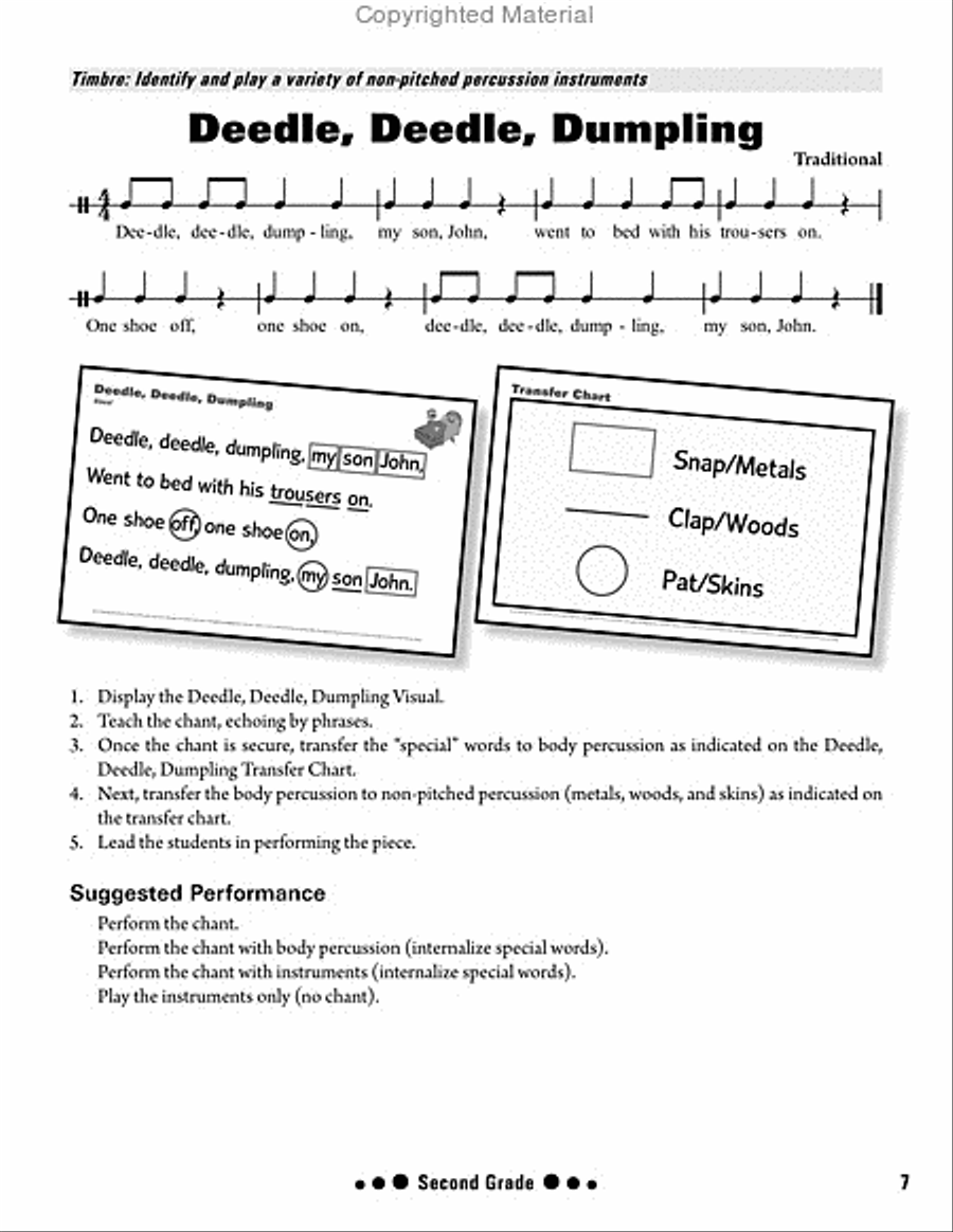 What to Teach When - Grades 2-3 CD scores gallery preview page 5