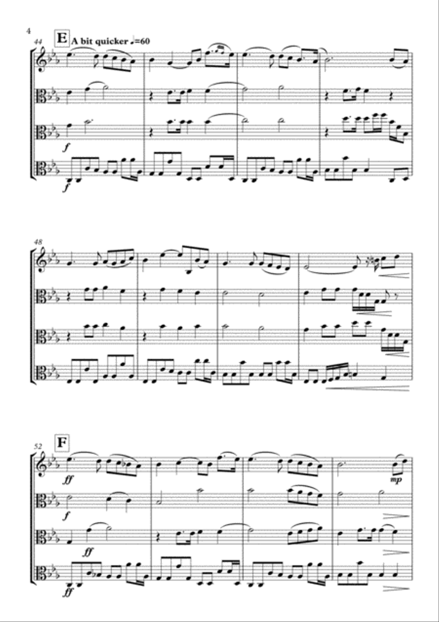 You Raise Me Up Small Ensemble scores gallery preview page 6