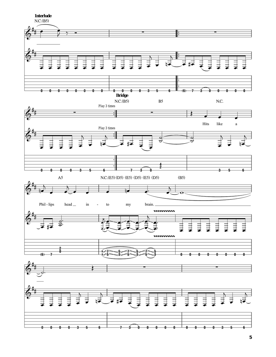 Rusty Cage Rusty Cage Acoustic Guitar scores gallery preview page 5