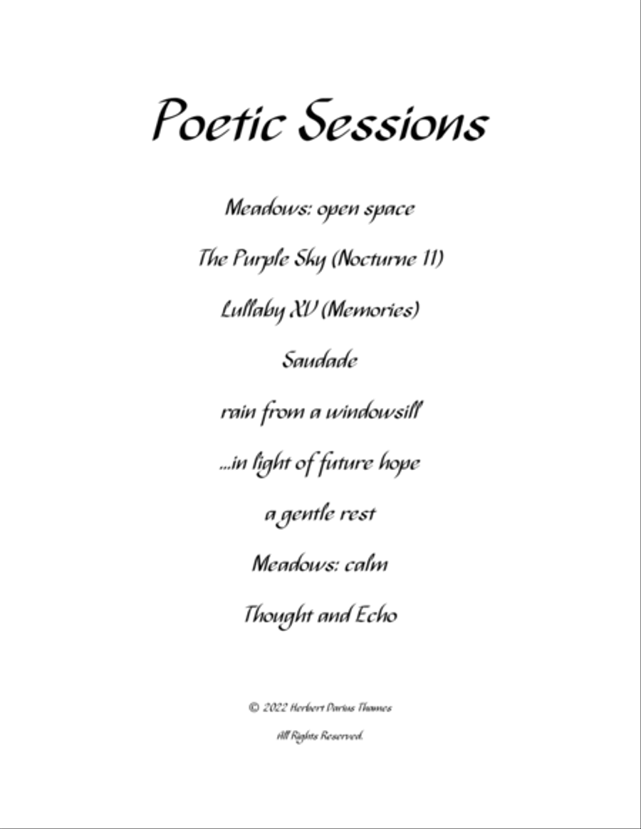 Poetic Sessions Piano Solo scores gallery preview page 2