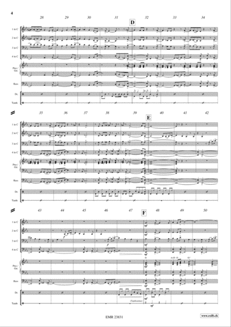 Birdland Brass Ensemble scores gallery preview page 4