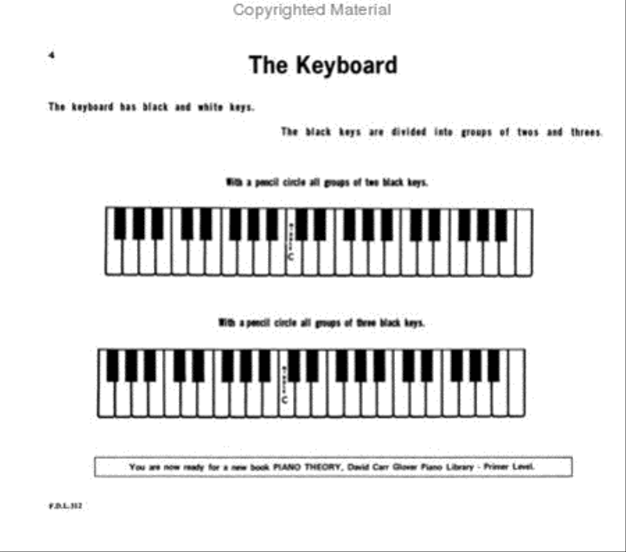 Piano Student, Primer Piano Method scores gallery preview page 2