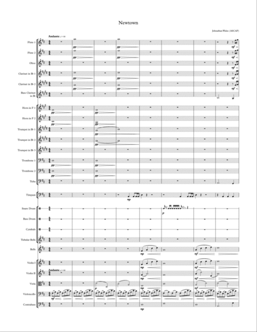 Newtown String Orchestra scores gallery preview page 1
