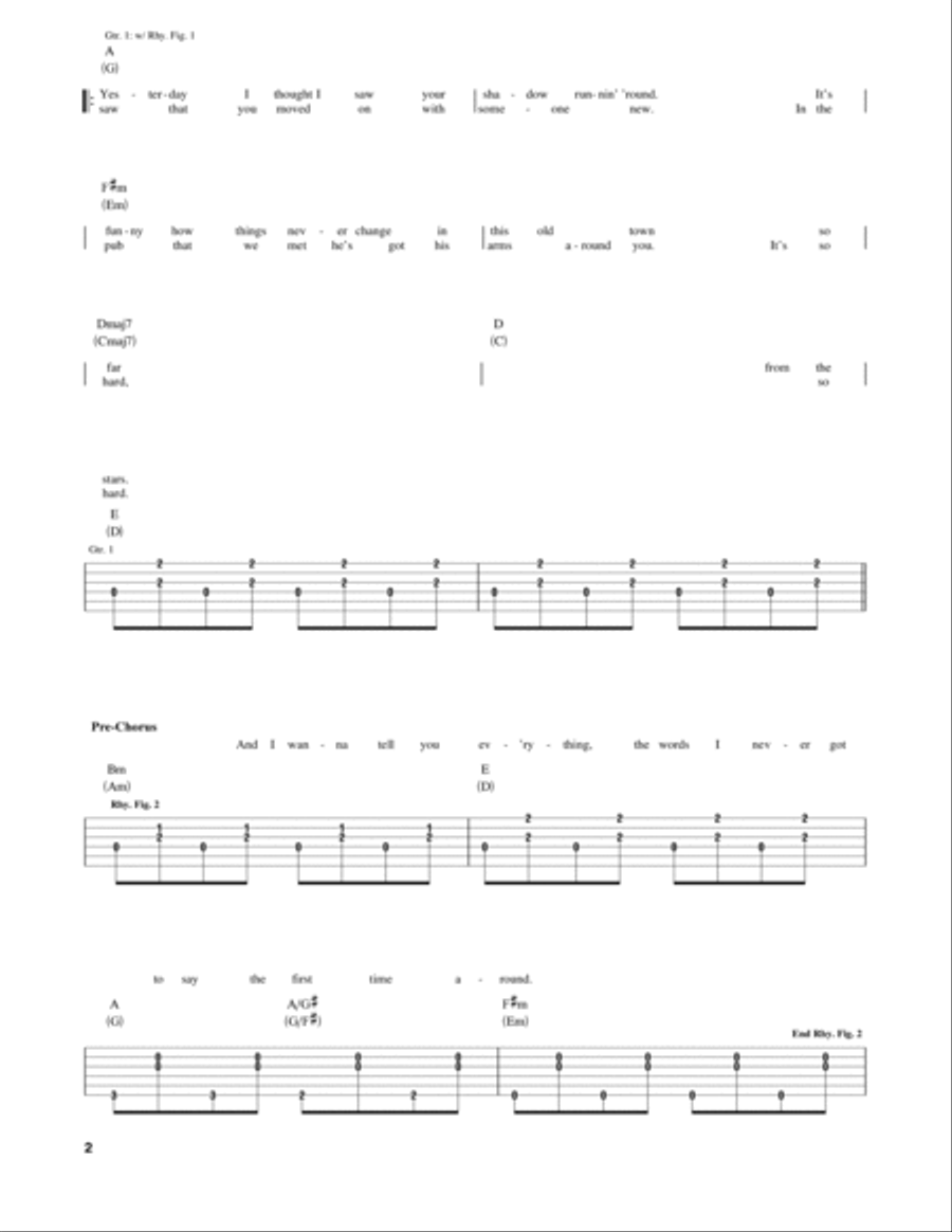 This Town This Town Electric Guitar scores gallery preview page 2