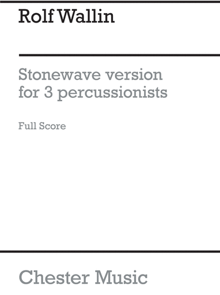 Stonewave For Three Percussionists