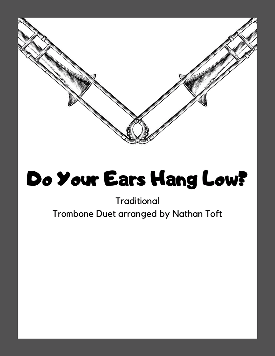Do Your Ears Hang Low? Trombone Duet scores gallery preview page 1
