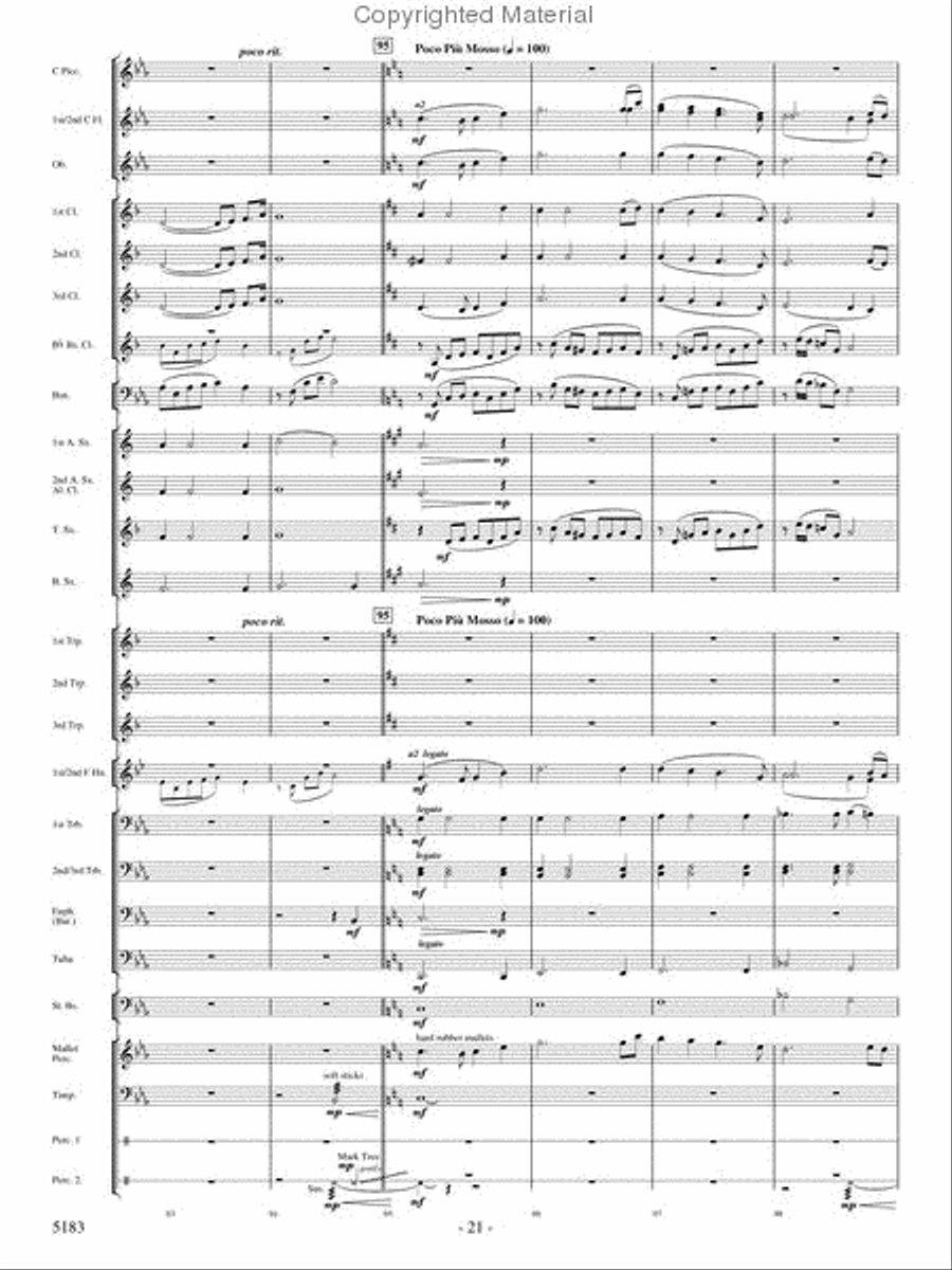 Portrait of Freedom Concert Band scores gallery preview page 20