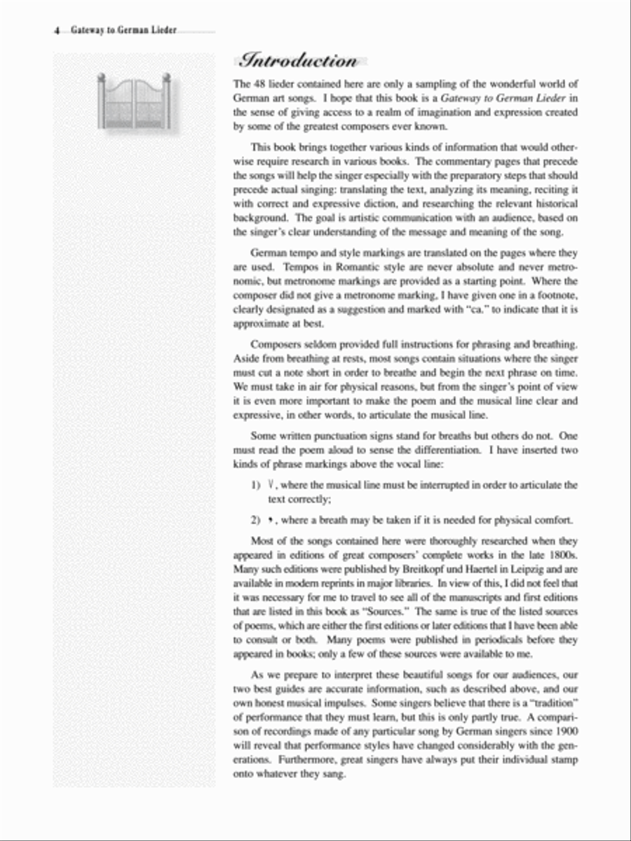 Gateway to German Lieder Voice Solo scores gallery preview page 8
