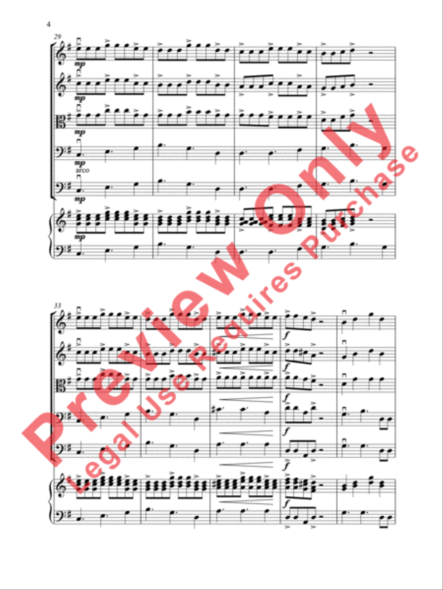 Chilli Salsa Chilli Salsa String Orchestra scores gallery preview page 6