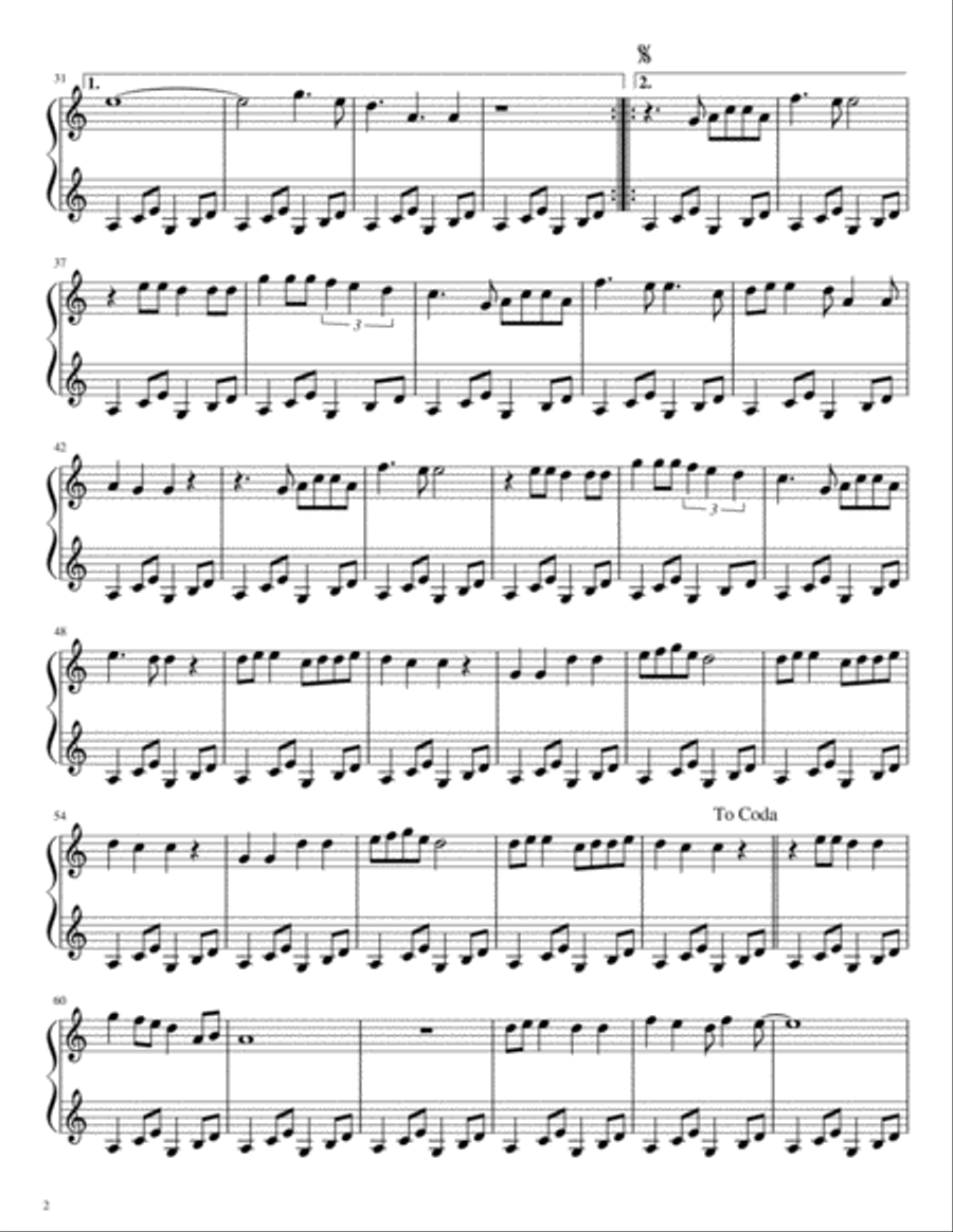 Somebody That I Used To Know Harp scores gallery preview page 2