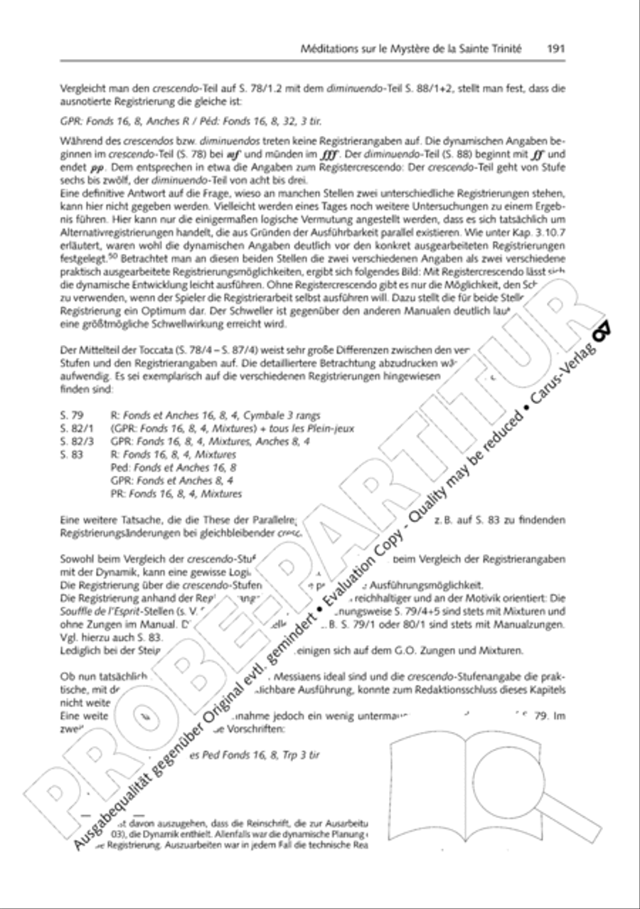 Orgelschule zur historischen Auffuhrungspraxis Organ Solo scores gallery preview page 192
