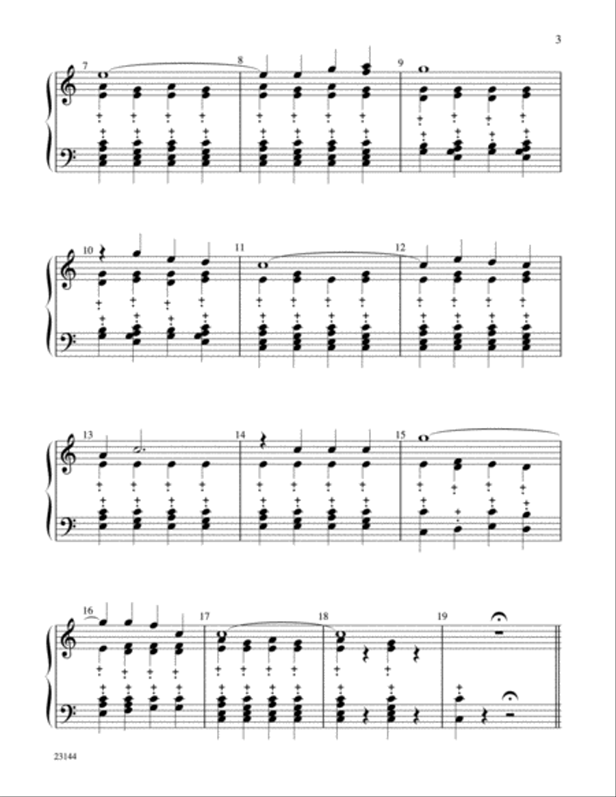 Jesus Walked the Lonesome Valley Handbell Choir scores gallery preview page 3