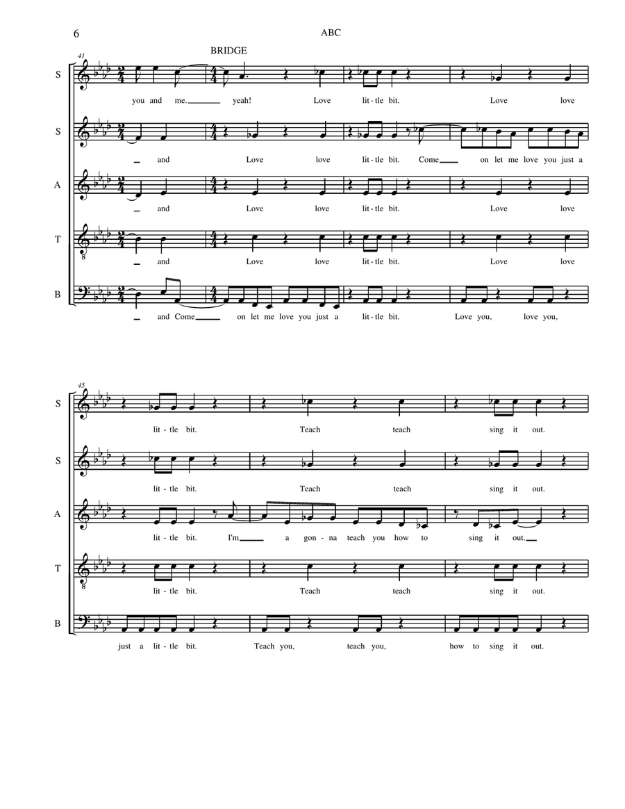 ABC 4-Part scores gallery preview page 6