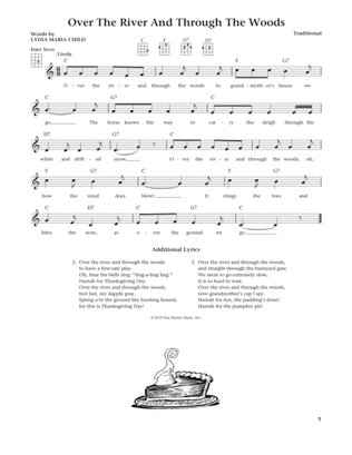 Over The River And Through The Woods (from The Daily Ukulele) (arr. Liz and Jim Beloff)