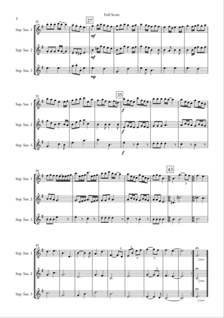 He's A Pirate Woodwind Trio scores gallery preview page 2