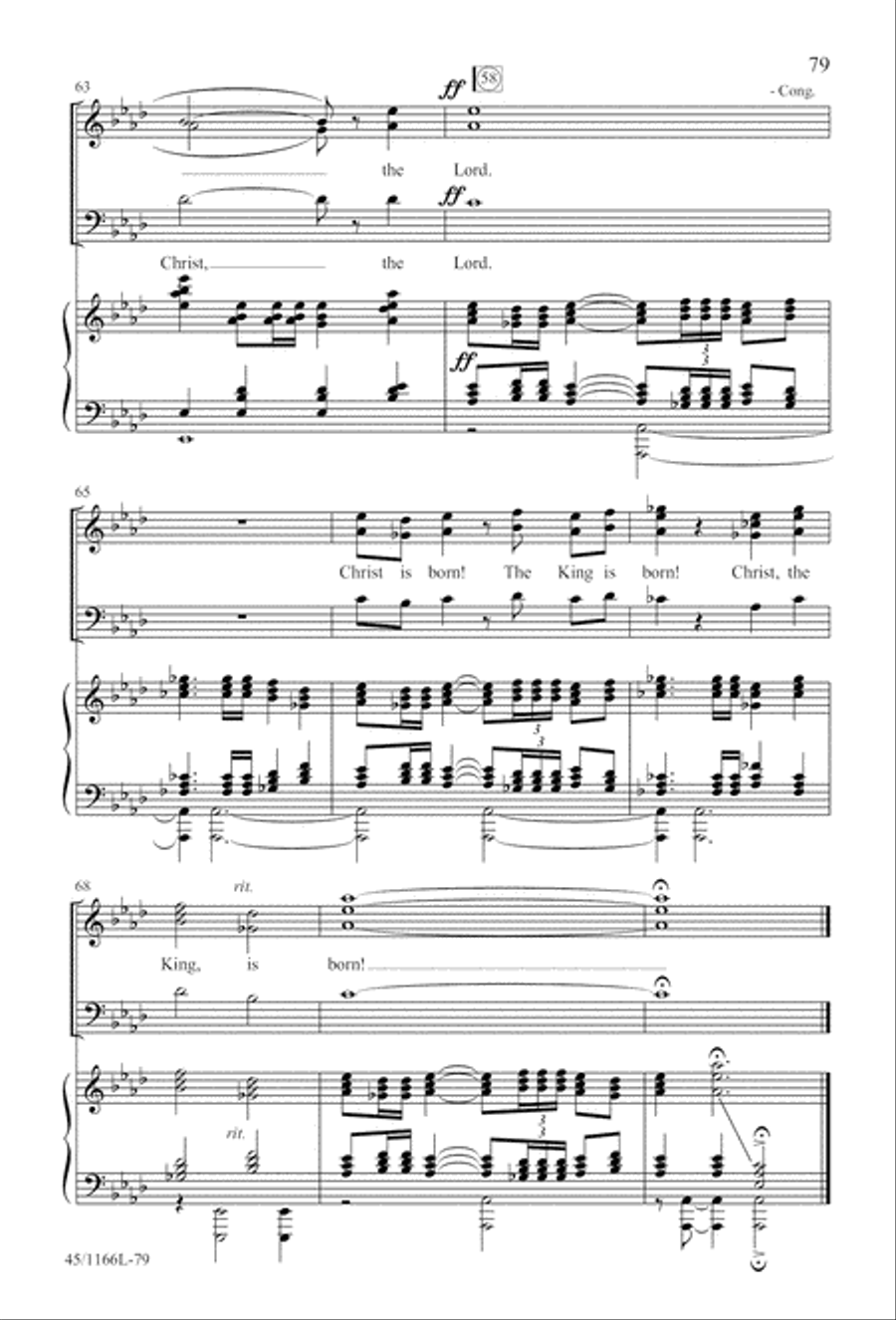 12 Carols for about 12 Singers 3-Part scores gallery preview page 80