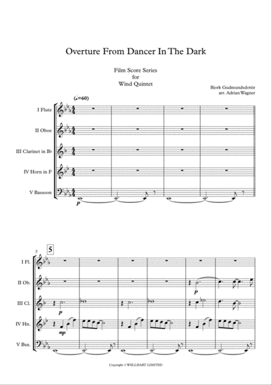 Overture Woodwind Quintet scores gallery preview page 3