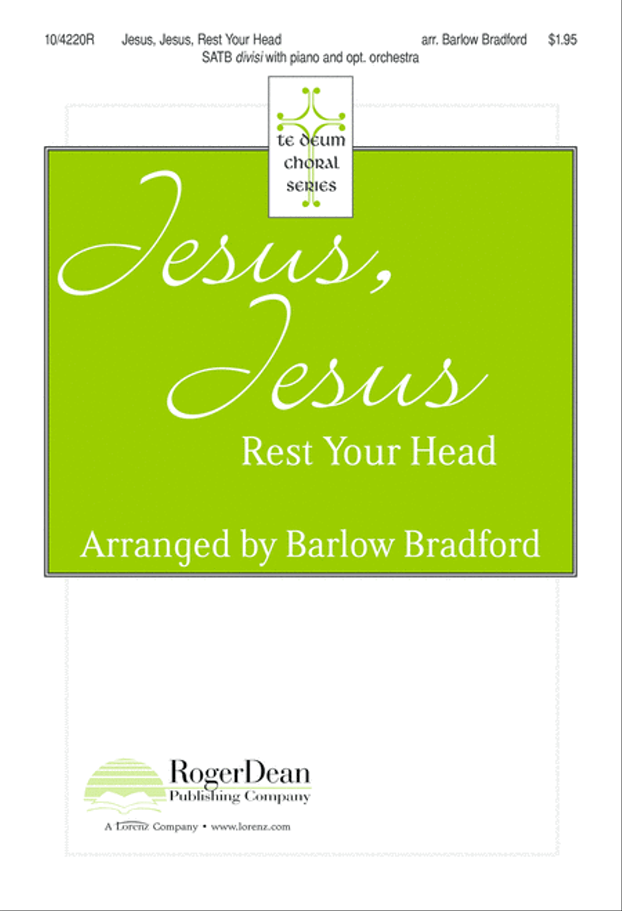 Jesus, Jesus, Rest Your Head Divisi scores gallery preview page 1