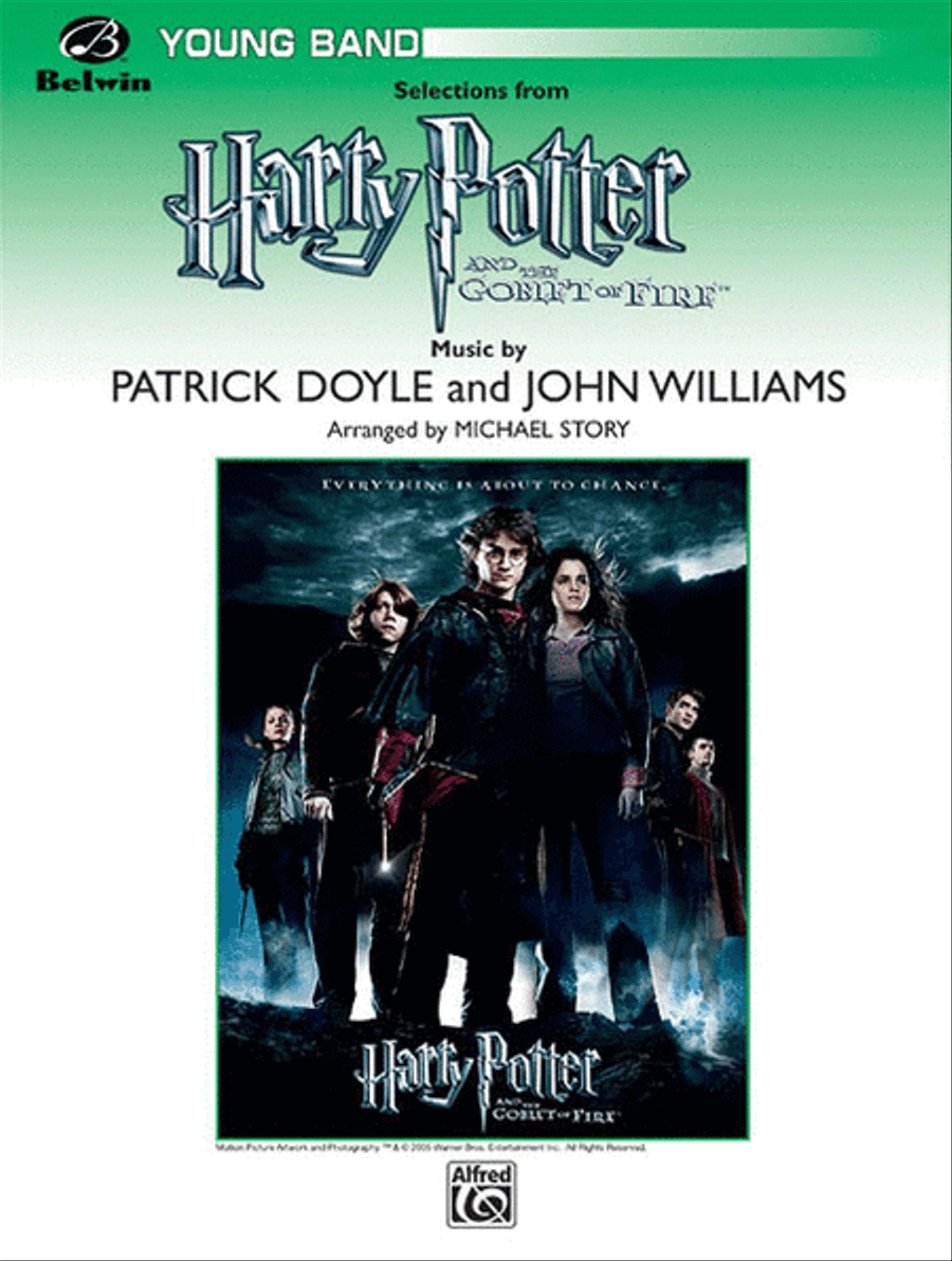 Harry Potter and the Goblet of Fire, Selections from Concert Band scores gallery preview page 1