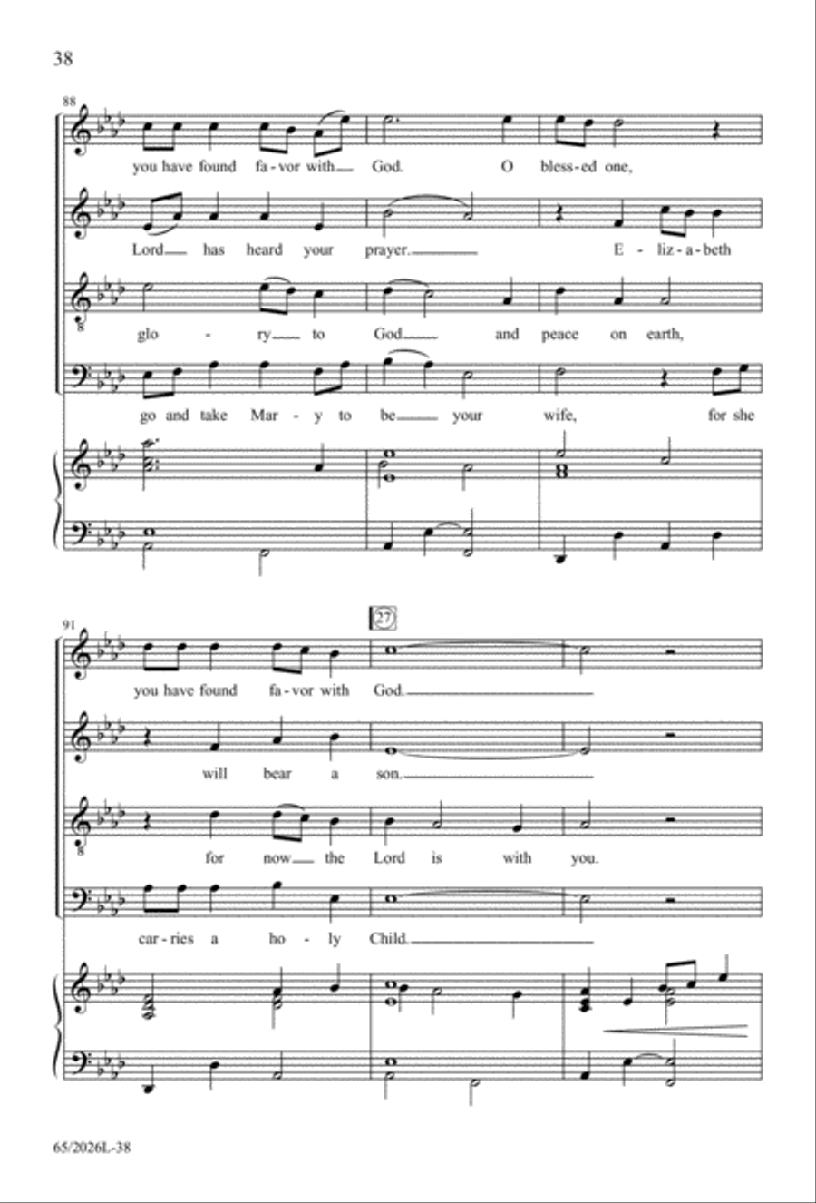 Night of the Father's Love 4-Part scores gallery preview page 39