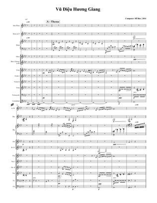 Vũ Điệu Hương Giang | Perfume river’s Dance (Instrumental music)(Score & Parts)