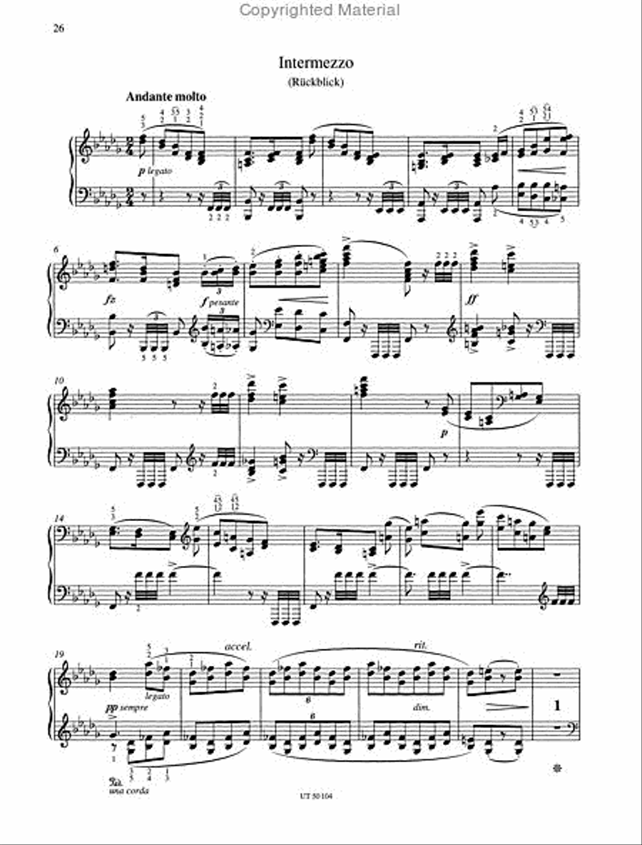 Piano Sonata F minor Op. 5 Chamber Music scores gallery preview page 5