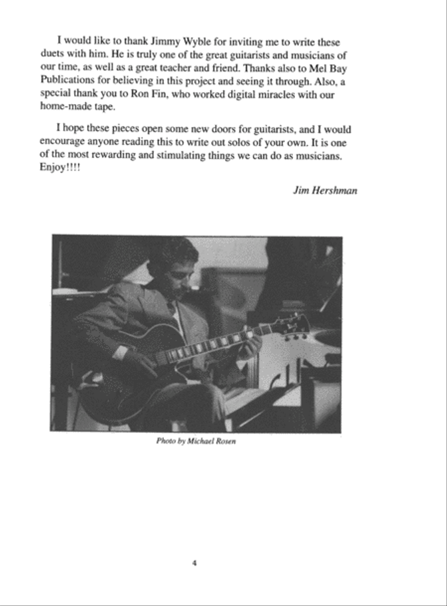 Jazz Guitar Duets Electric Guitar scores gallery preview page 5
