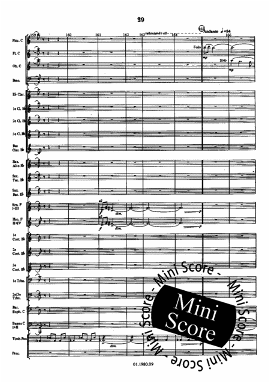Dynamic Ouverture Concert Band scores gallery preview page 33