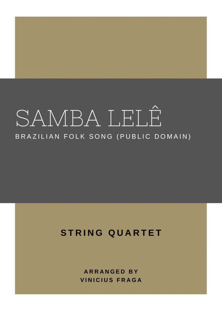 Samba Lelê String Quartet scores gallery preview page 1