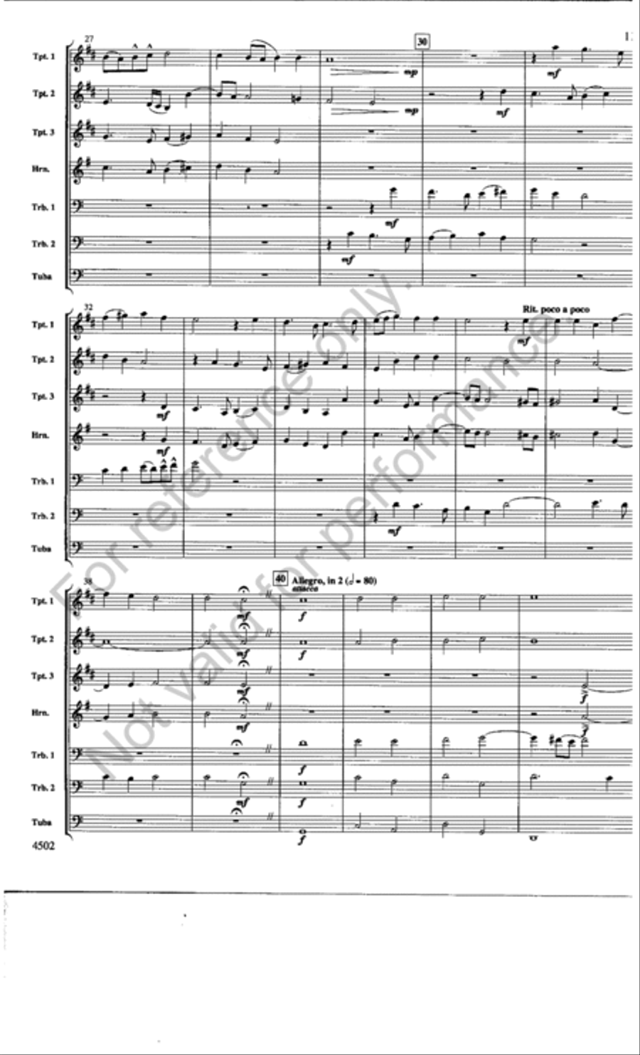 Kyrie, Gloria & Benedictus Chamber Music scores gallery preview page 11