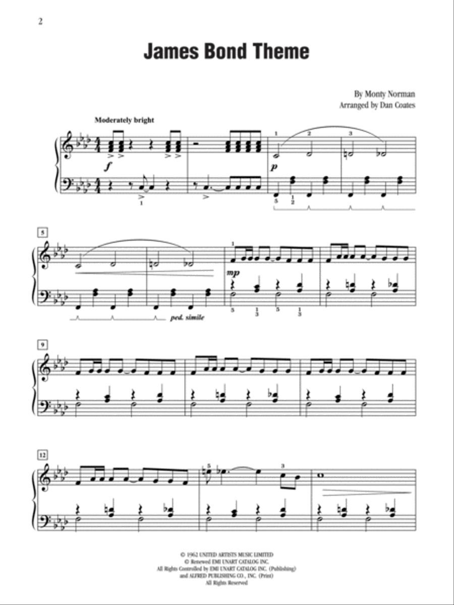 James Bond Theme Small Ensemble scores gallery preview page 2