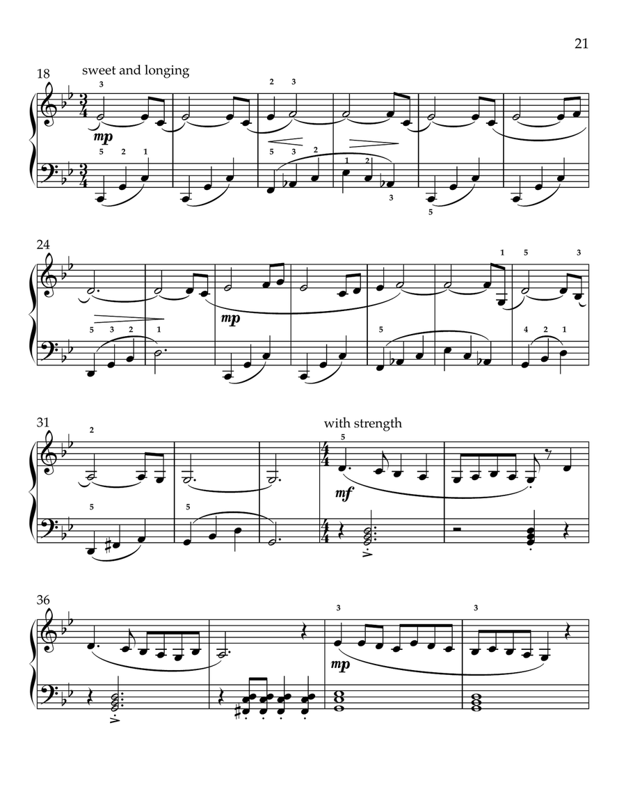 Echoes of the Fallen Piano Method scores gallery preview page 2