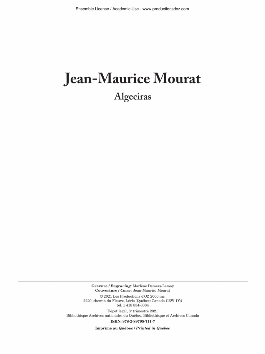 Algeciras Flute scores gallery preview page 1