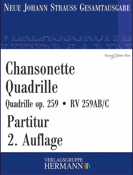 Chansonette Quadrille op. 259 RV 259AB/C