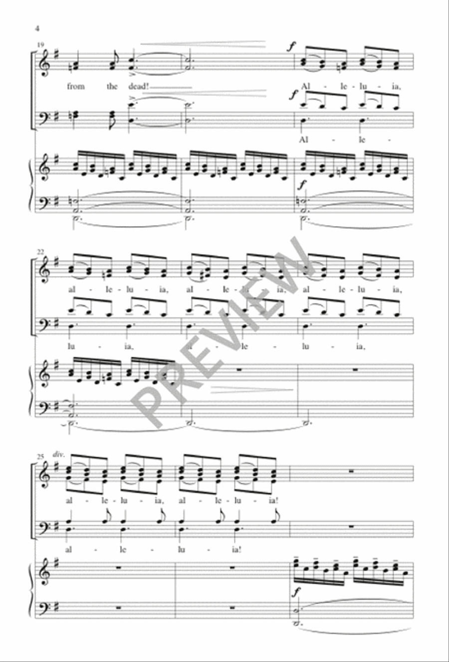 Easter Anthem SSATB scores gallery preview page 4