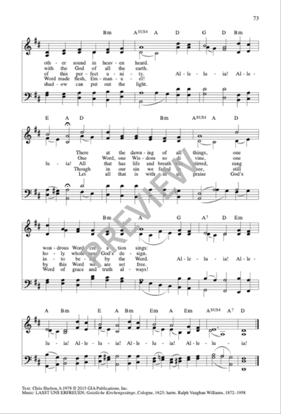 Sing No Empty Alleluias Sacred scores gallery preview page 67
