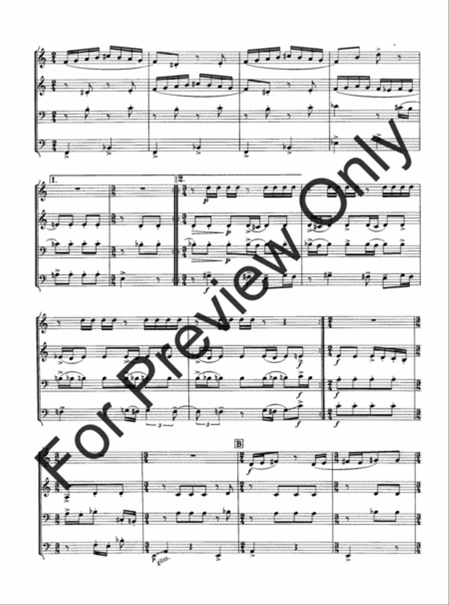 Bagatelles For Brass Bagatelles For Brass Trombone scores gallery preview page 4