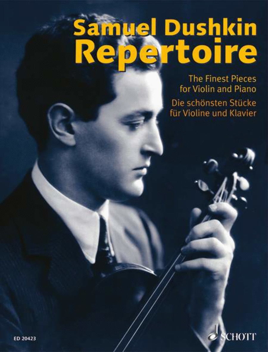 Samuel Dushkin Repertoire Violin Solo scores gallery preview page 1