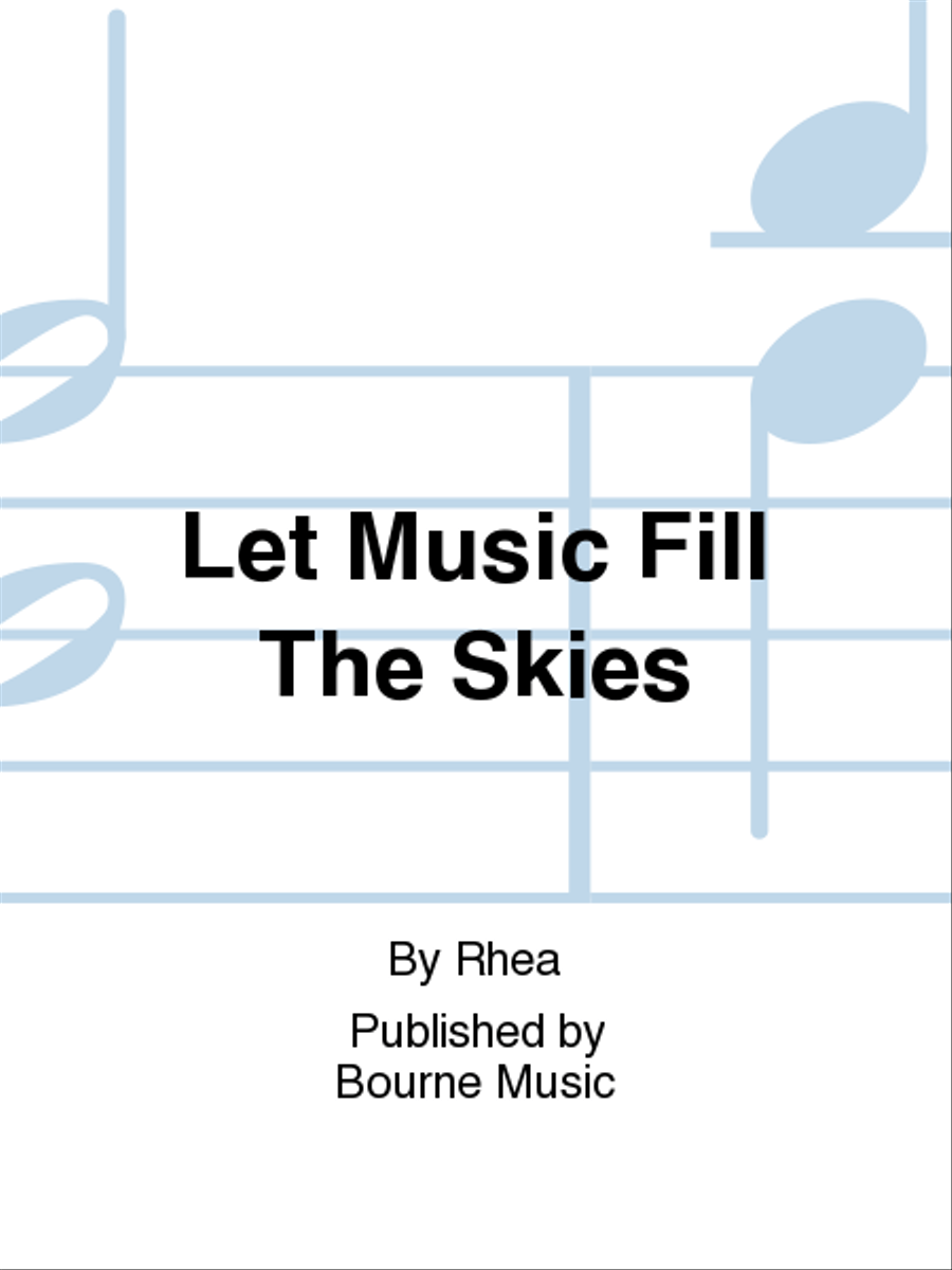 Let Music Fill The Skies SSAATTBB scores gallery preview page 1