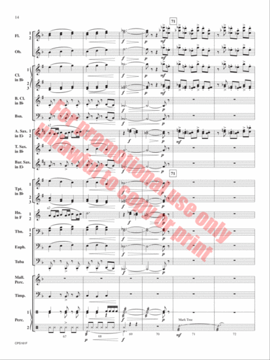 Thrive Concert Band scores gallery preview page 15