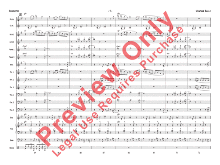 Mustang Sally Jazz Ensemble scores gallery preview page 12