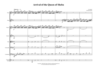 The Arrival of the Queen of Sheba for Flute, Oboe & Orchestra