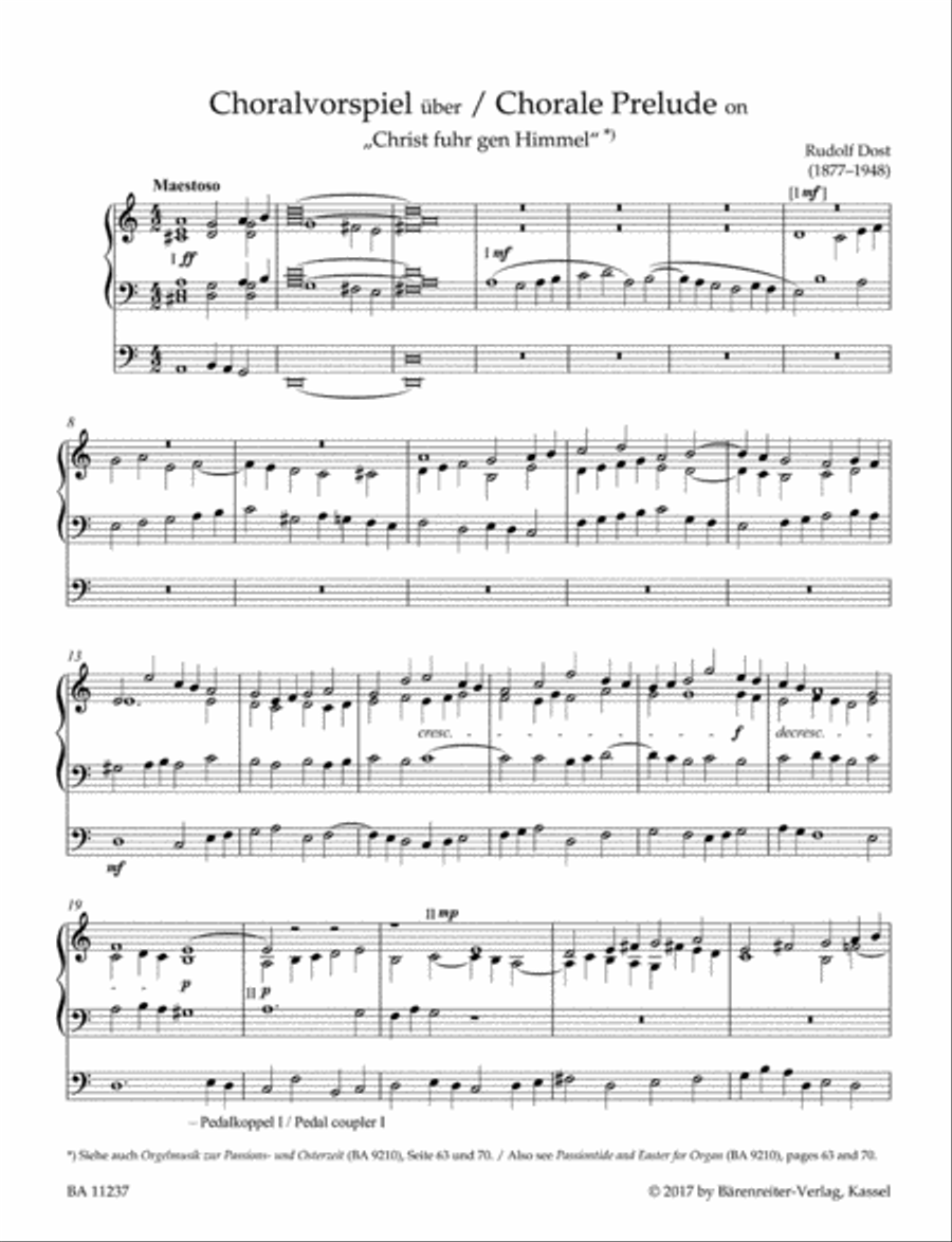 Organ Music for Ascension of Christ, Pentecost and Trinity Organ scores gallery preview page 2