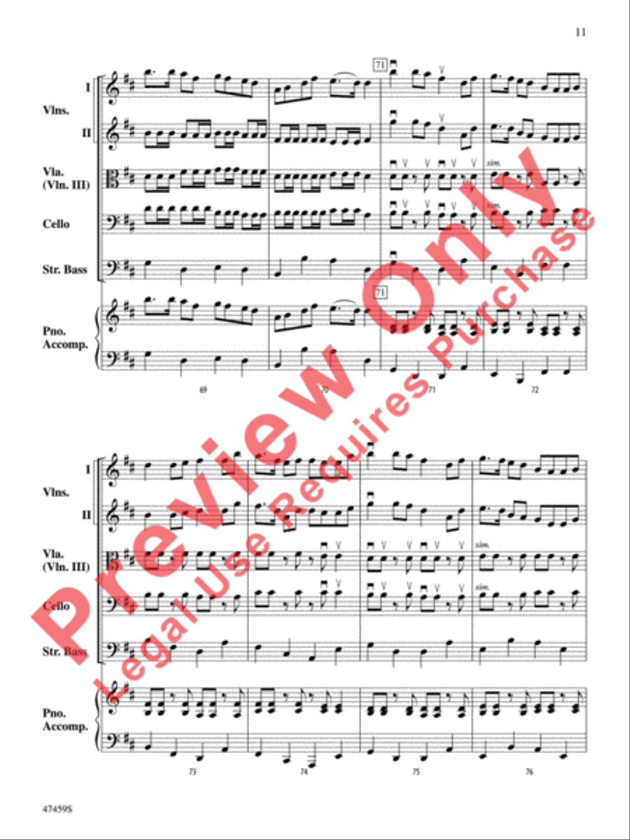 When Robins Dance String Orchestra scores gallery preview page 12