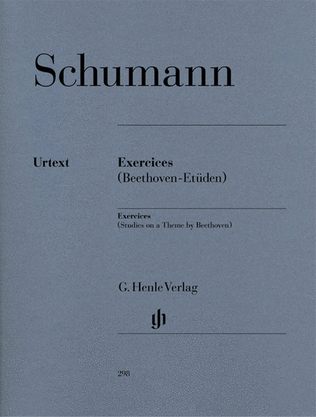 Book cover for Exercises – Studies in Form of Free Variations on a Theme by Beethoven Anh. F 25