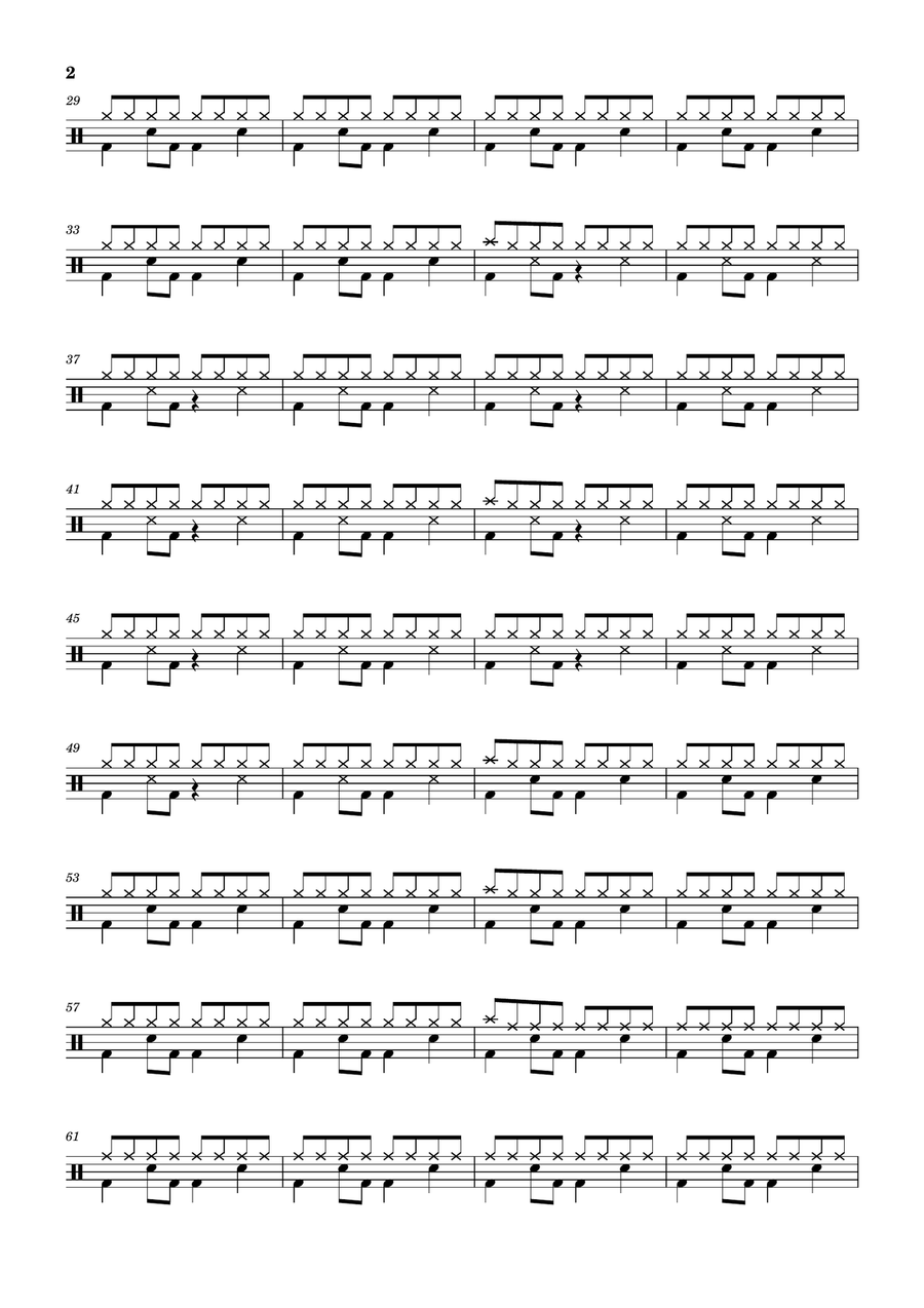 Do You Remember Do You Remember Drum Set scores gallery preview page 2