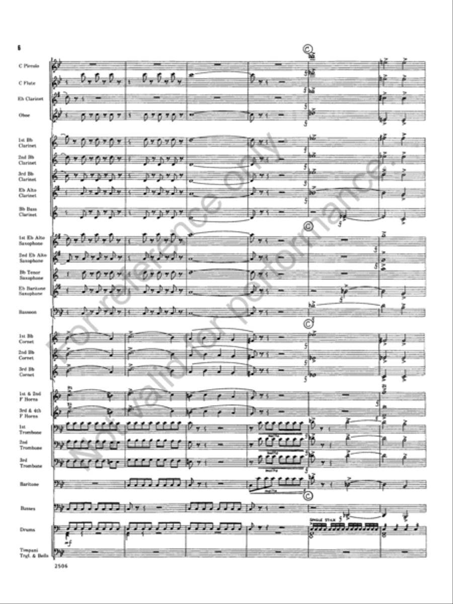 Armida Concert Band scores gallery preview page 6
