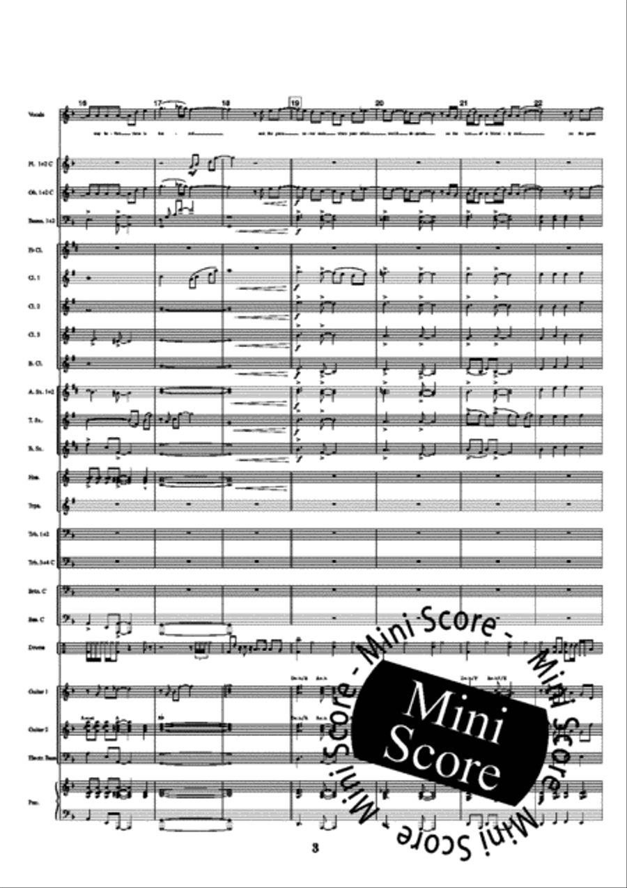 Turn of a Friendly Card II Concert Band scores gallery preview page 9