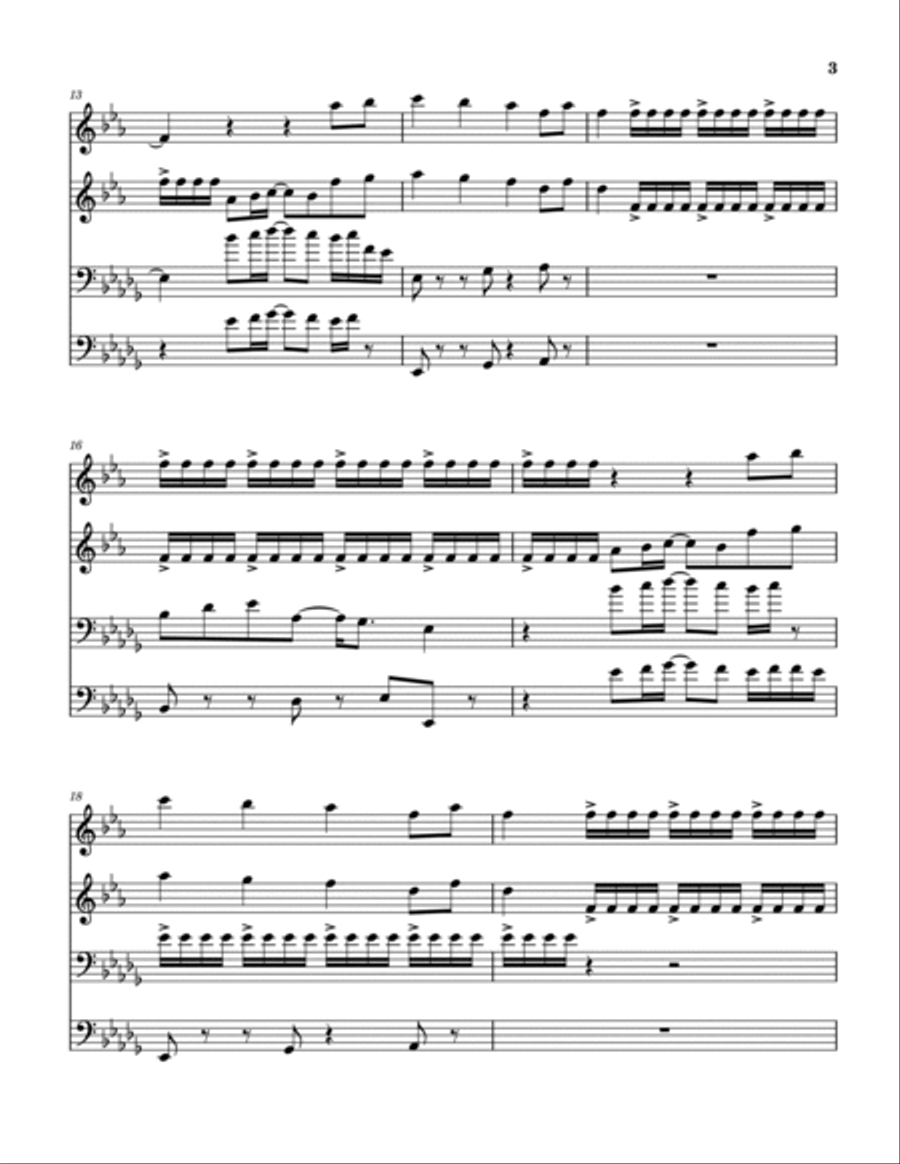 The Turning Point The Turning Point Brass Quartet scores gallery preview page 4
